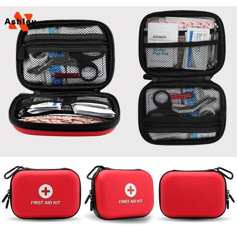 救急セット ファーストエイドキット 15点 携帯用 スポーツ 登山 ポーチ