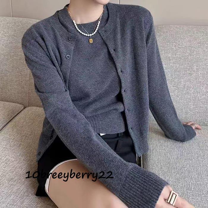 アンサンブル ニット カーディガン セット レディース ミドル丈 上品