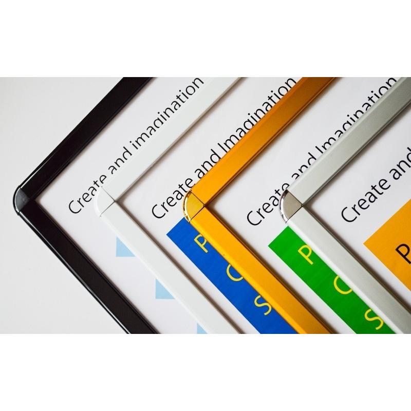 4枚セット】 ポスターフレームCA111 サイズ A1 前面開閉式