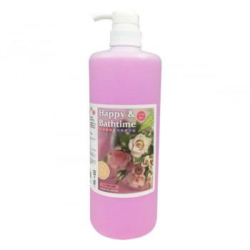 ハッピー&バスタイム ペット用入浴液 1L バラの香り |b03 ハッピー&バスタイム ペット用入浴液 1L バラの香り |b03