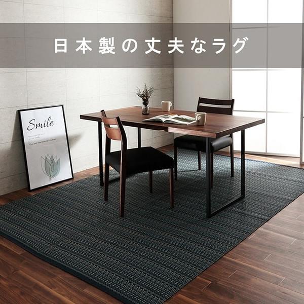 い草風 ラグマット/絨毯 (ブラウン 本間10畳 約477×382cm) 洗える 日本 