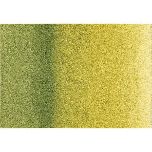 ー品販売 マット/絨毯 (約190×190cm グリーン) 手洗いOK すべりにくい ホットカーペット対応 『ジェミニ』 プレーベル |b04