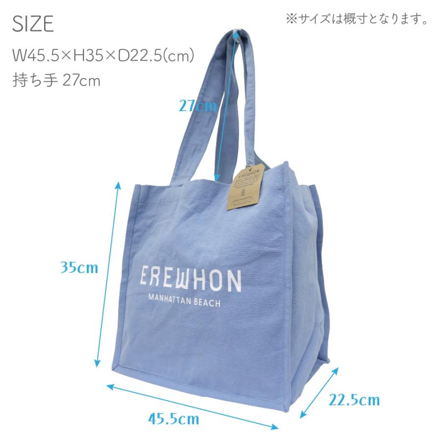 EREWHON エレウォン コットンキャンバス トートバッグ マンハッタン