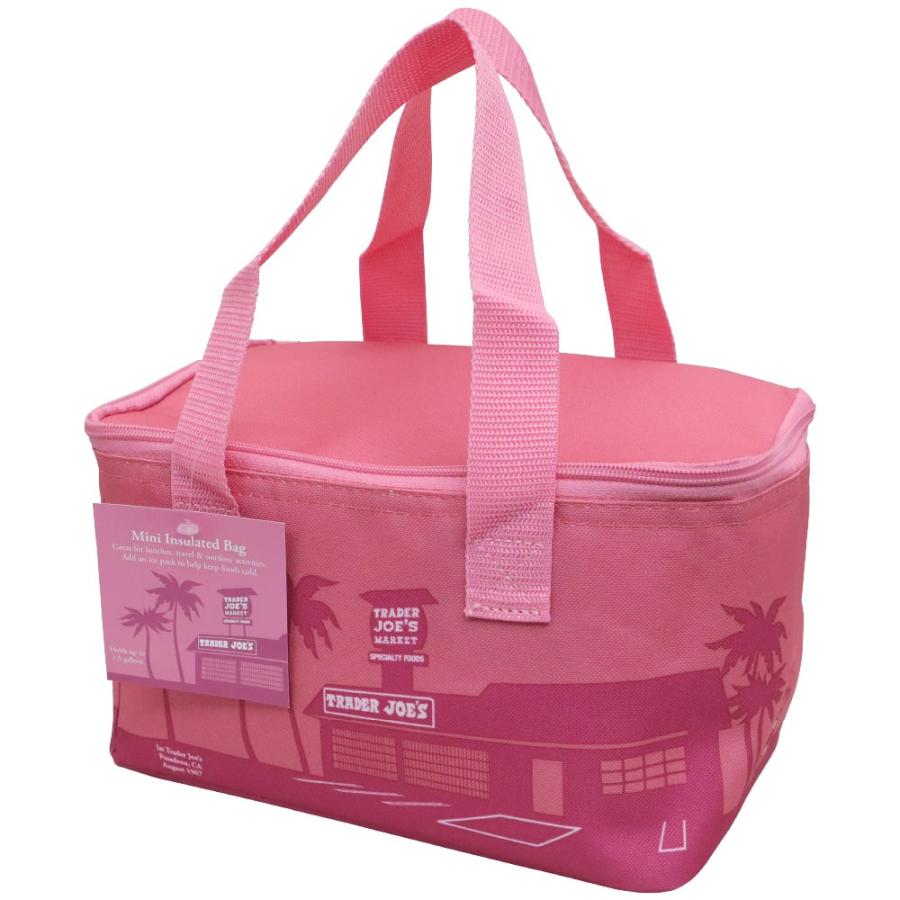 TRADER JOE'S（トレーダージョーズ） 保冷バッグ Pink ピンク 断熱