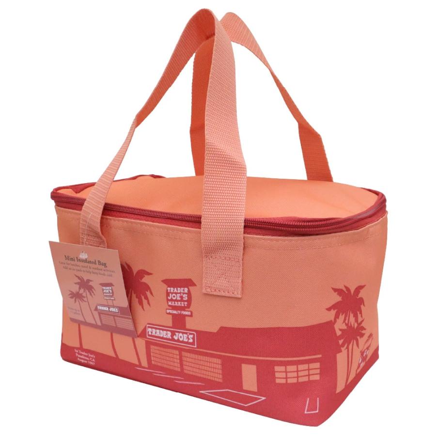 TRADER JOE'S（トレーダージョーズ） 保冷バッグ Peach ピーチ 断熱