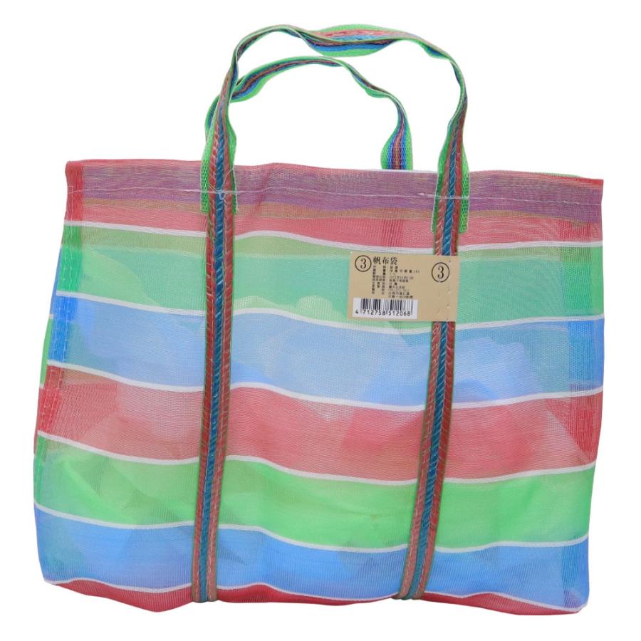 BUDDiiS バッグ 台湾 台湾 エコバッグ 漁師網バッグ 3号 中サイズ レトロ プチプラ ナイロン