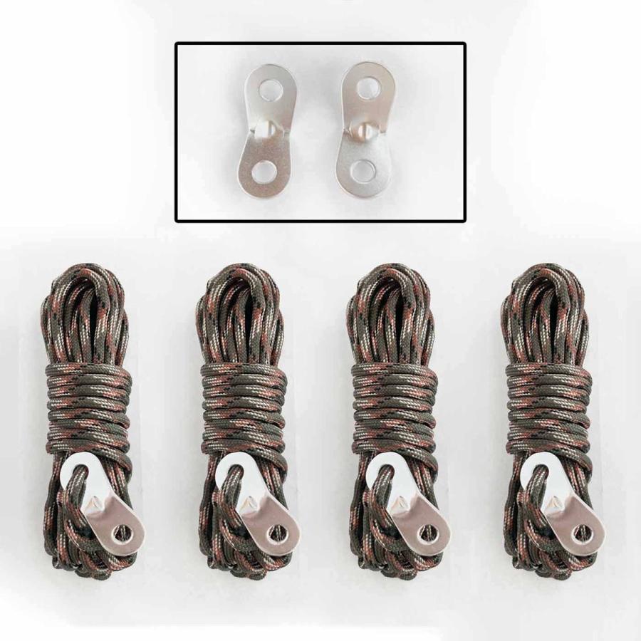 DDタープ 4x4m ブラウン　ガイロープセット Amazon.co.jp: DD Hammocks JAPAN DD Tarp 4×4 コヨーテブラウン