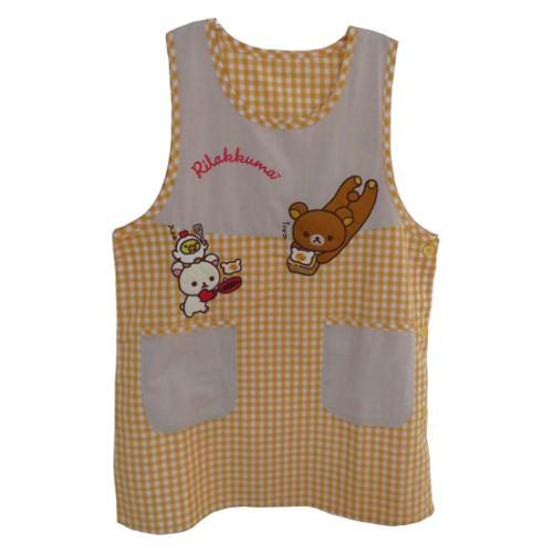 (ネコポス選択可) リラックマ エプロン たまご　オレンジ | 