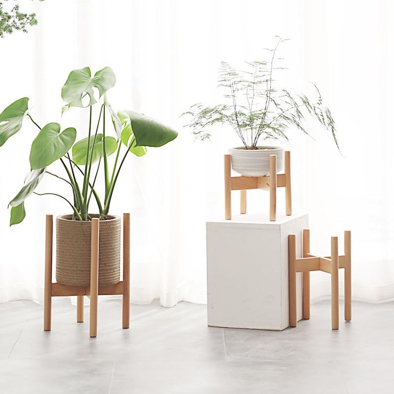 プランタースタンド 天然木 観葉植物 室内 鉢台 鉢置き台 ブナの木
