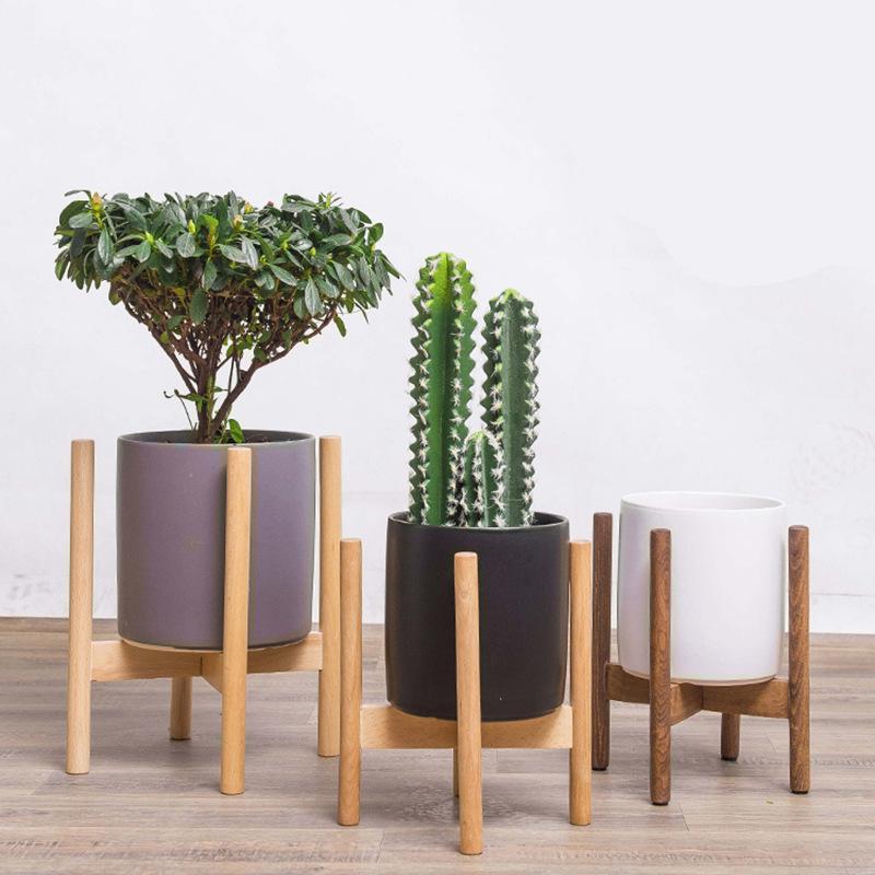 プランタースタンド 天然木 観葉植物 室内 鉢台 鉢置き台 ブナの木