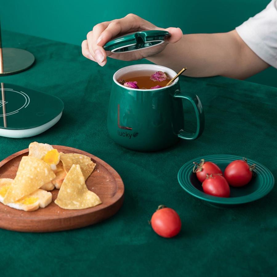 恒温カップ 55℃カップ セット カップウォーマーセット 蓋付き パネル