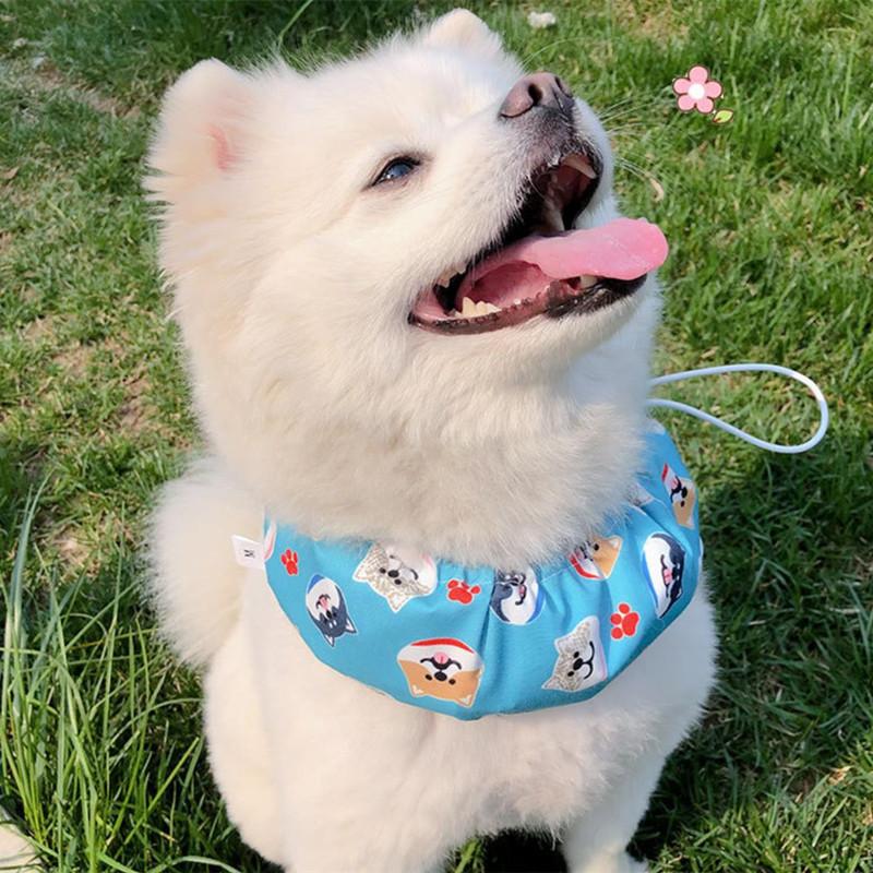 本物の クールバンド 保冷剤付き 犬 クールバンダナ 夏 ペット用暑さ対策 首ひんやり 熱中症対策 冷却 首冷やす つめたい クールネック Whitesforracialequity Org