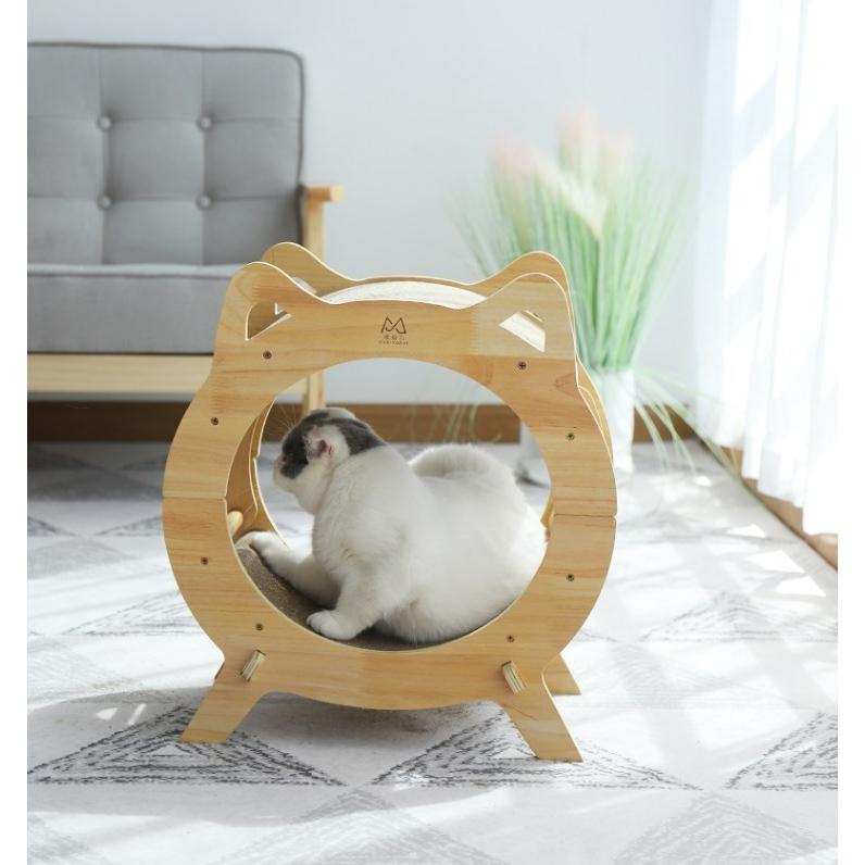 猫ハウス 猫爪とぎ ねこ ベッド 猫 つめとぎ 爪研ぎ ハウス 木製