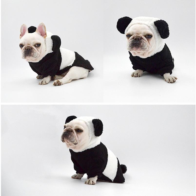 犬 服 犬の服 ペット服 パンダ ドッグウェア コート パーカー 秋冬