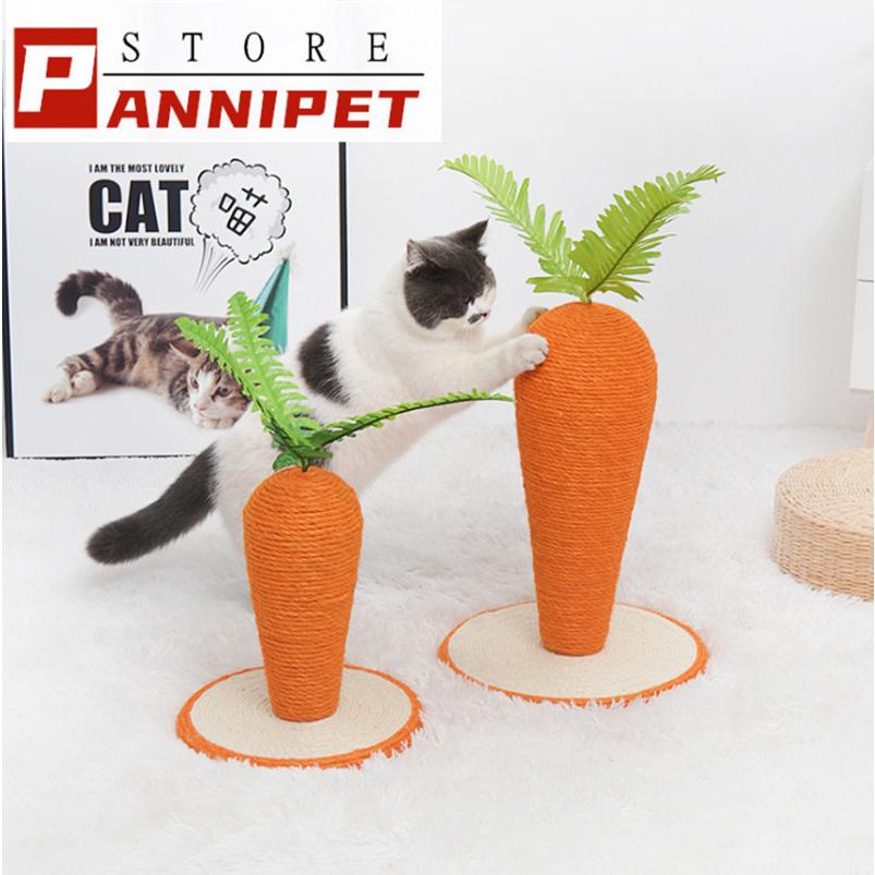猫爪とぎポール 猫用 爪研ぎ 猫つめとぎ 猫タワー にんじん型