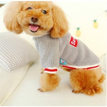 犬服 冬 ペットウエア 犬の洋服 ドッグクローズ トイプードル チワワ ポメラニアン かわいい 暖かい 二足 刺繍 3色 5サイズ メール便対応｜panni123｜18
