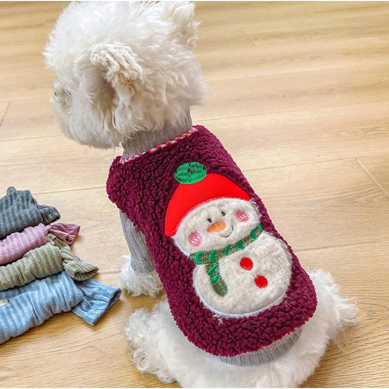 Dog Penguin Christmas Jumper 犬服 冬 ペットウエア 犬の洋服 ドッグ