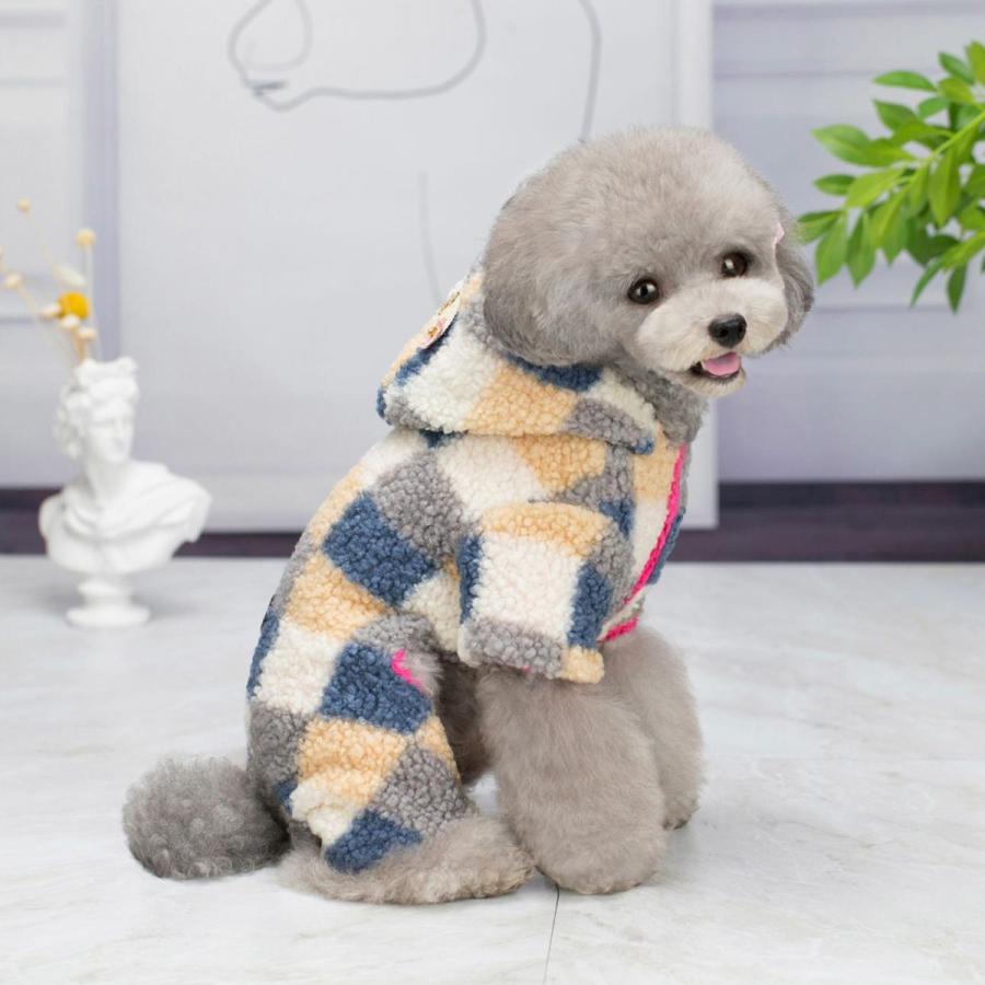 トイプードルの服 犬の服 犬服 裏起毛 ドッグウェア あたたかい