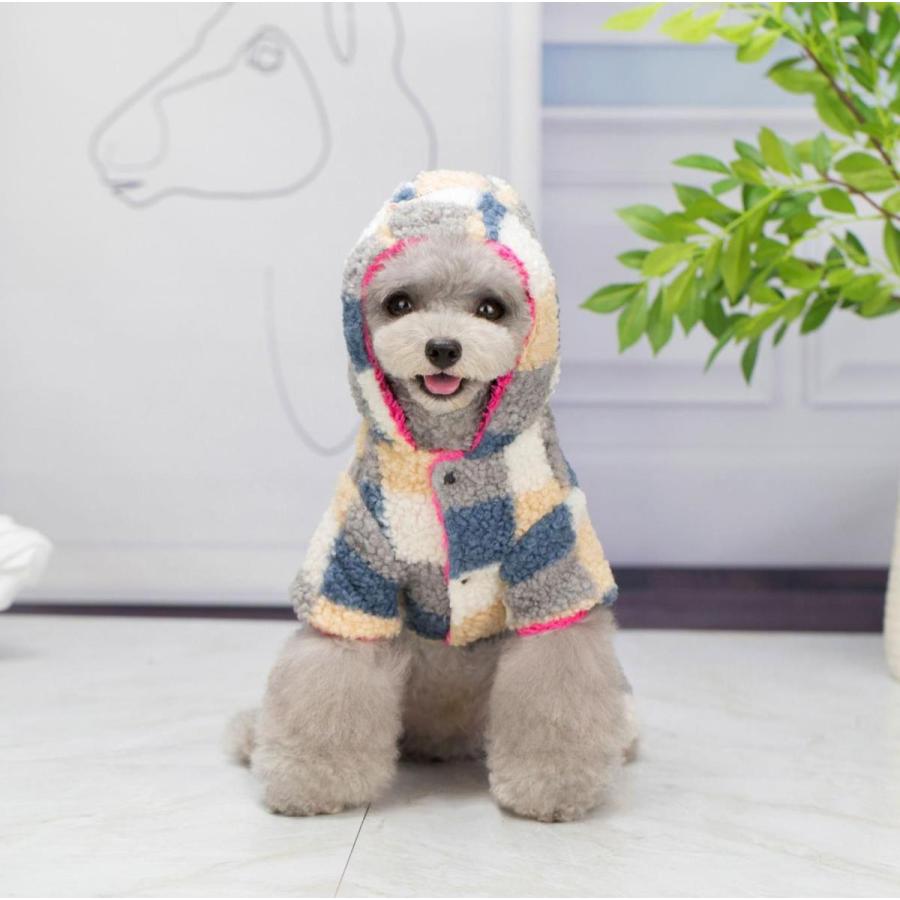 トイプードルの服 犬の服 犬服 裏起毛 ドッグウェア あたたかい