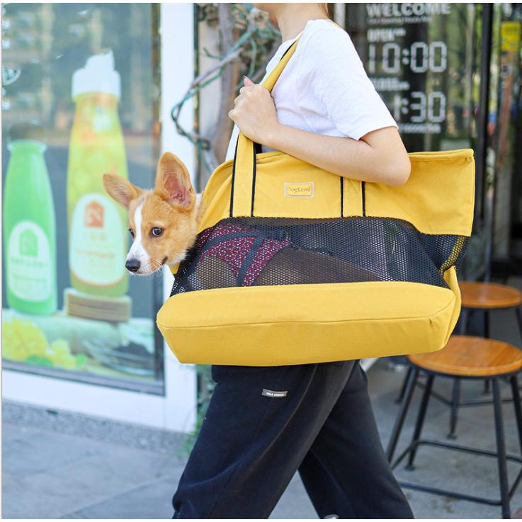 ペット キャリーバッグ トートバッグ 小型犬 猫 顔出しデザイン 犬猫