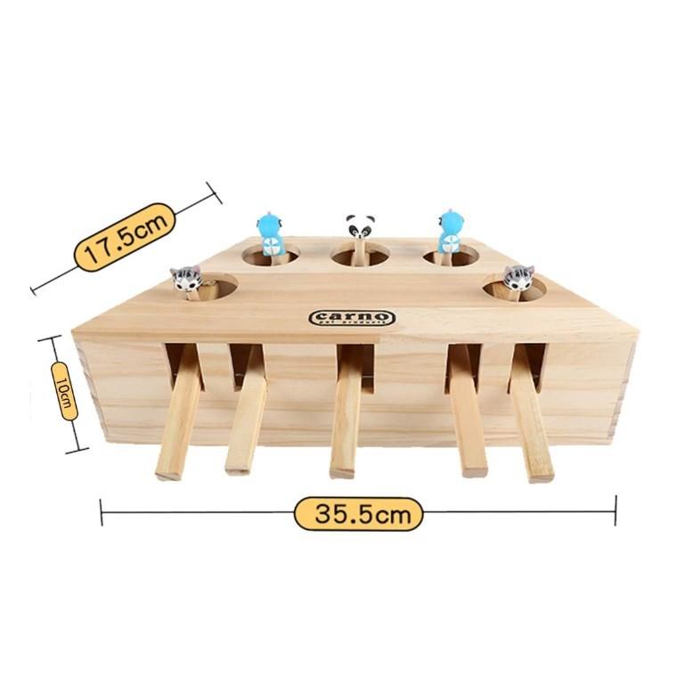 猫のおもちゃ 猫 おもちゃ 木製 もぐら叩き 猫じゃらし 猫遊び モグラ叩き 猫遊び 猫じゃれ 猫用おもちゃ 5穴 木製 |  | 05