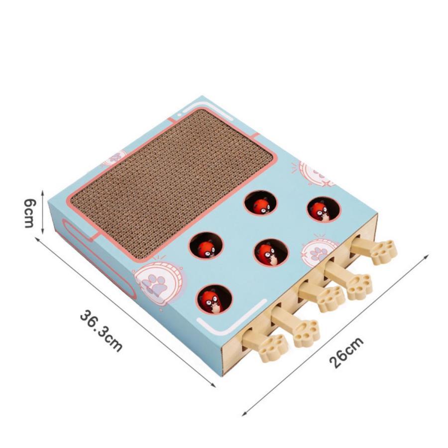 猫 おもちゃ もぐらただき　爪とぎ　2IN1  2WAY モグラ叩き ストレス解消 運動不足解決 |  | 06