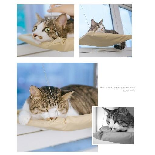 猫 ハンモック 窓 ウィンドウ ベッド グッズ 窓台日光に浴びて 吸盤