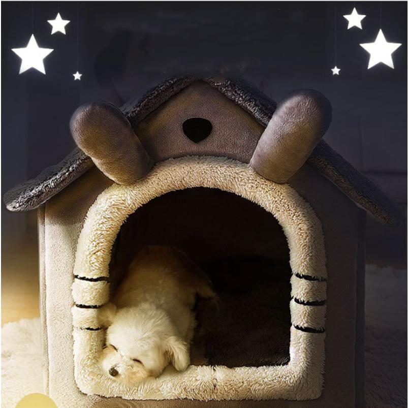 犬 猫 ペットハウス 犬ハウス ペットベッド 犬用 ハウス 春 秋 冬 分解