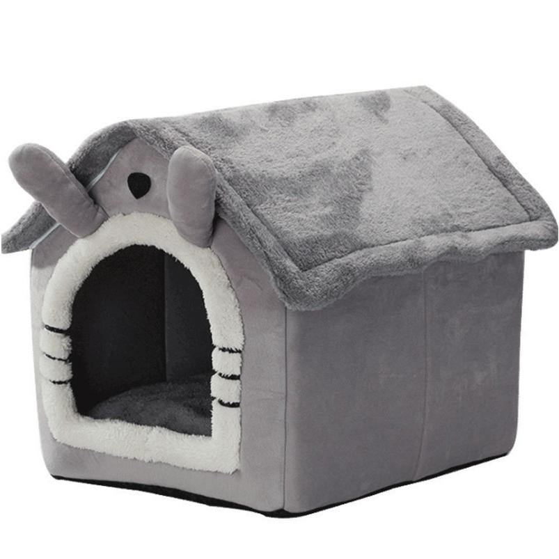 犬小屋の猫小屋は冬に保温してペットベッドを分解して洗うことができます1h4 犬 猫 ペットハウス 犬ハウス ペットベッド 犬用 ハウス 春 秋 冬 分解