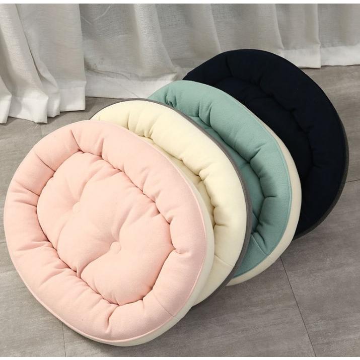 犬ベッド ペット ベッド 犬 猫 お買得 クッション マット 柔らかい ふわふわ 丸洗い可 選べる４色 もこもこ シンプル