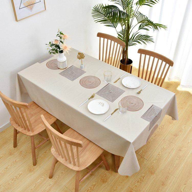 テーブルクロス 撥水 北欧 シンプル おしゃれ 高級感 テーブル ずれ