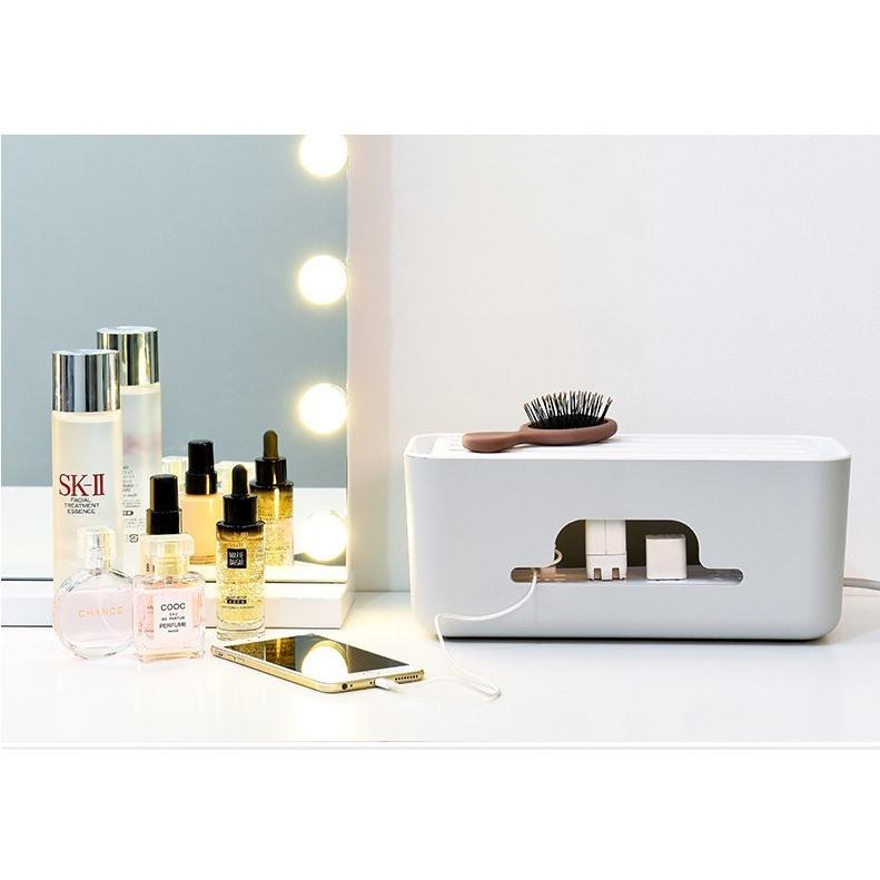 ケーブル収納ボックス 電源タッ プ ケーブル収納ボックス 2サ イズ