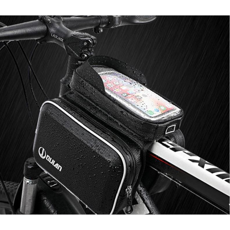 トップチューブバッグ フレームバッグ 自転車 スマホホルダー