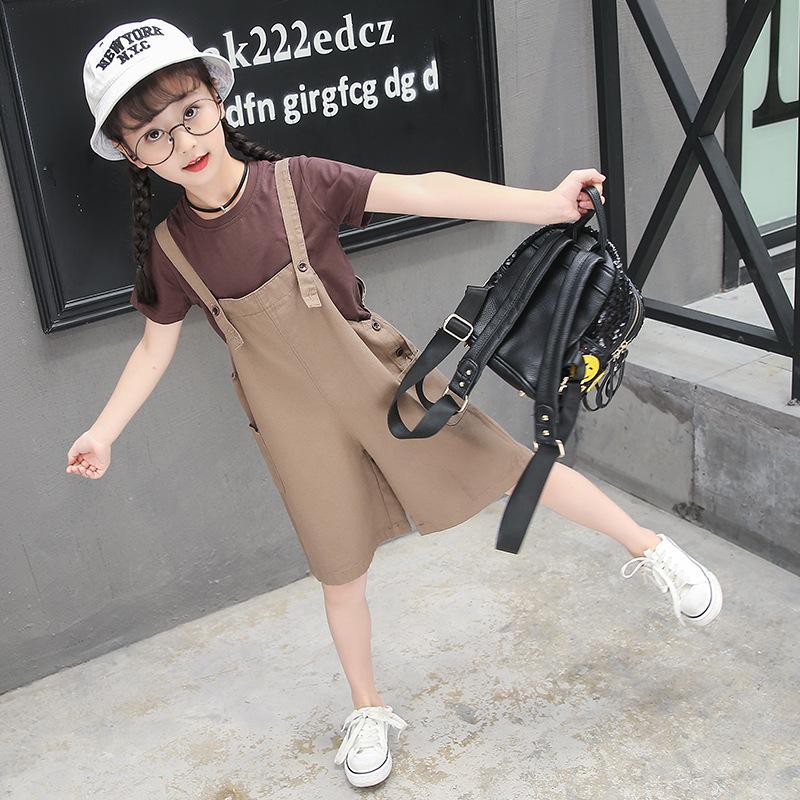 Tシャツ シャツ ショートパンツ サロペット オーバーオール 2点セット 