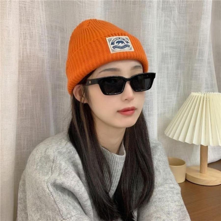 韓国 流行 かわいい ニット帽 ニット 帽子 レディース メンズ シンプル