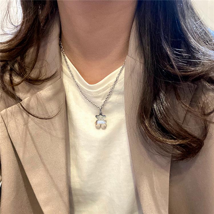 くまちゃんネックレス レディース シンプル ゴールド 安い アクセサリー 金属アレルギー対応 With ウィズ Sp00 Panni2 Shop 通販 Yahoo ショッピング