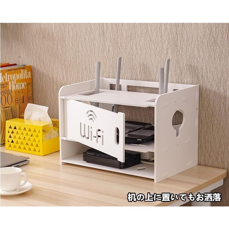 ルーター 収納 ボックス Wifi Box 日本語説明書付き 壁掛け ピンつき 耐荷重 3kg 合成木材 ケーブル隠し ストレージルーター コンパクト おしゃれ すっきり Wifirutasyuunoubox2dannsiki Panni2 Shop 通販 Yahoo ショッピング