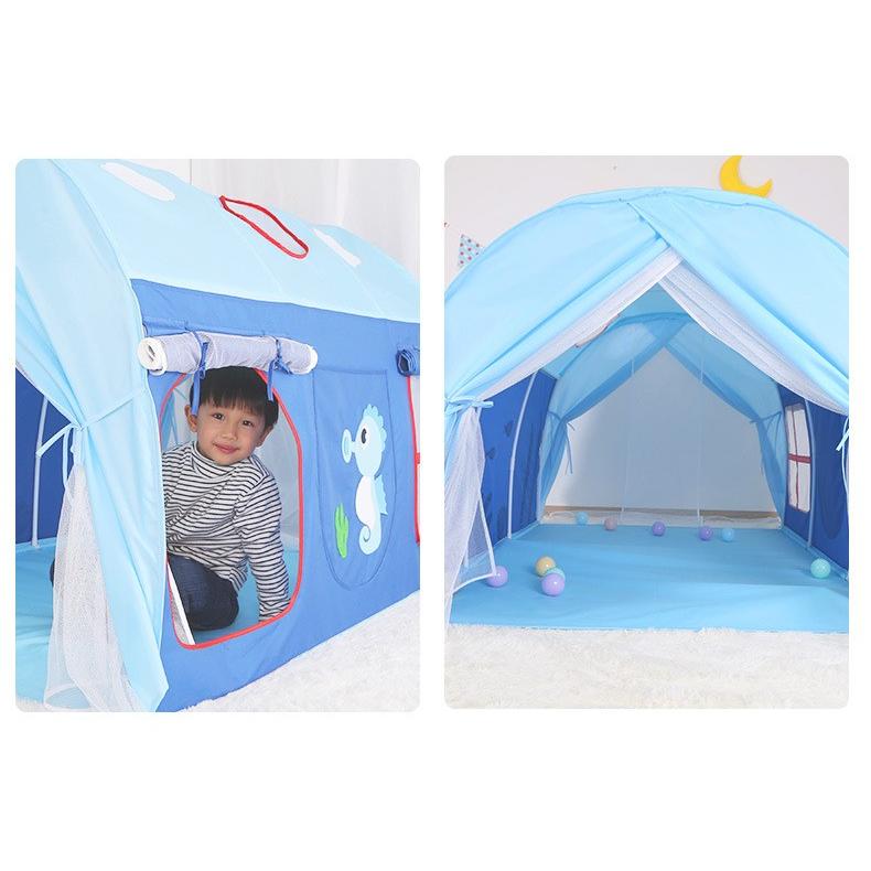 キッズ テント 子供テント 大型テントハウス ハウス 子供用 プレイテント 室内 屋内 ベビー 幼児 おもちゃ 収納 おままごと 秘密基地 隠れ家 子供部屋 ギフトの画像