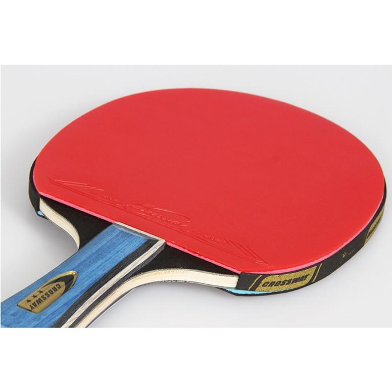 卓球 ラケット 高弾性 ポプラ 両面裏ラバー 2点入りセット 専用ケース