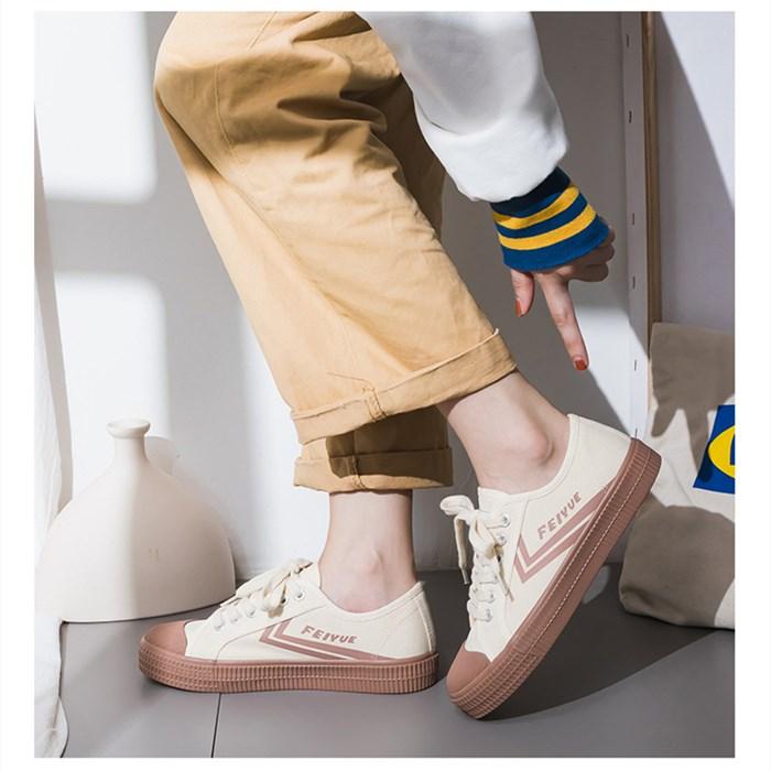 スニーカー レディース キャンバス ローカット オシャレ カジュアル 靴 シューズ 海外ブランド 22 5cm 24 5cm Feiyuesneakerh Panni3 Shop 通販 Yahoo ショッピング
