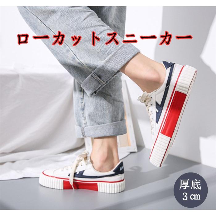 スニーカー レディース メンズ キャンバス 厚底 ローカット オシャレ カジュアル 靴 シューズ 海外ブランド 22 27cm Feiyuesneakerj Panni3 Shop 通販 Yahoo ショッピング