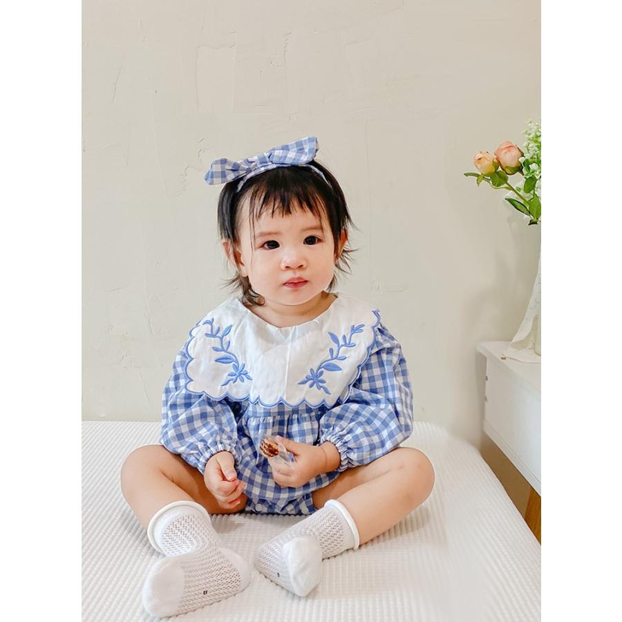 こども服 ペアルック 姉妹 ロンパース ワンピース 女の子 ベビー 