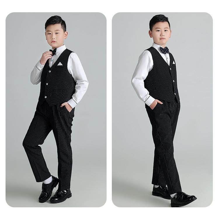 男の子 フォーマル スーツ 子供服 B体 大きいサイズ 4点セット 