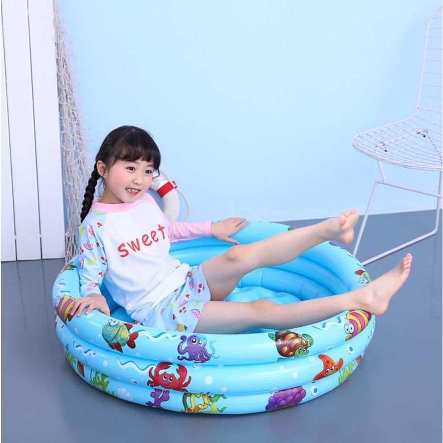 キッズプール ビニールプール 丸型 家庭用 エアープール 円形 幼児