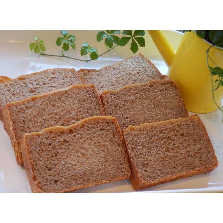 全粒粉 100％ 食パン 天然酵母仕込み 3斤セット 冷凍便配送商品 : 天然