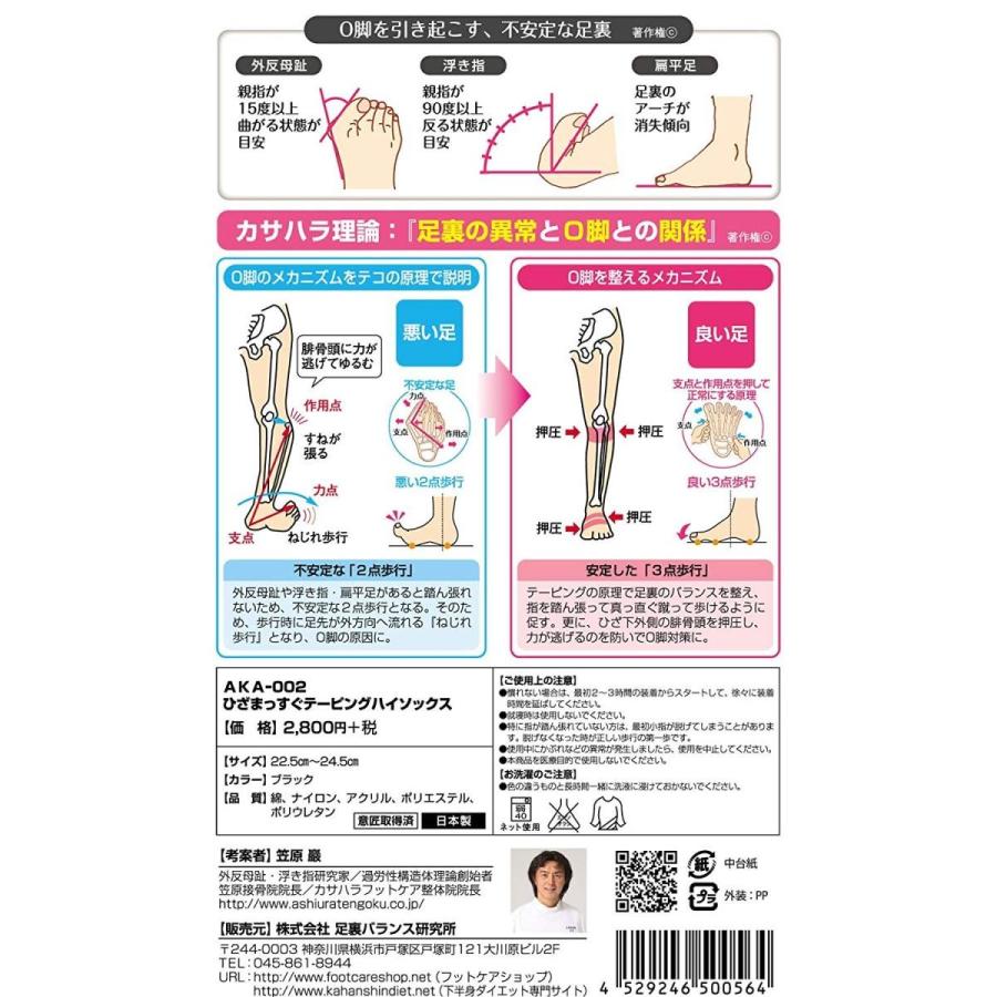 外反母趾 内反小指対策公式カサハラ式 Newひざまっすぐテーピングハイソックス 3本指タイプ 足裏のバランスを整えた正 20200125131704 00510 パノラマビュー 通販 Yahoo ショッピング