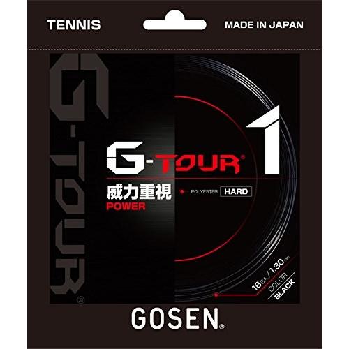 ゴーセン(GOSEN) テニス ガット ジー・ツアー・ワン 16 ブラック TSGT10BK｜panoramav｜02