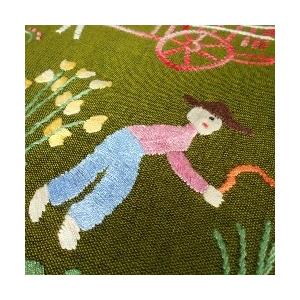 モン族 刺繍タペストリー3 : アジア雑貨 パンパラ - 通販