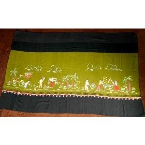 民族刺繍    タペストリー 民族柄 チェーン刺繍 装飾 タペストリー - Sixpacjoe Web Shop