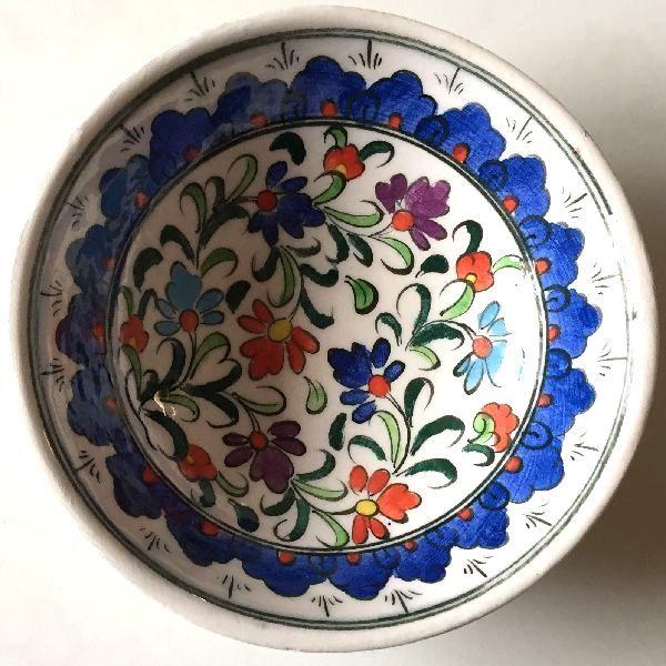 トルコ製 飾り皿 花柄 No2